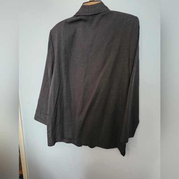 Black Knit Blazer - Picture 2 of 4